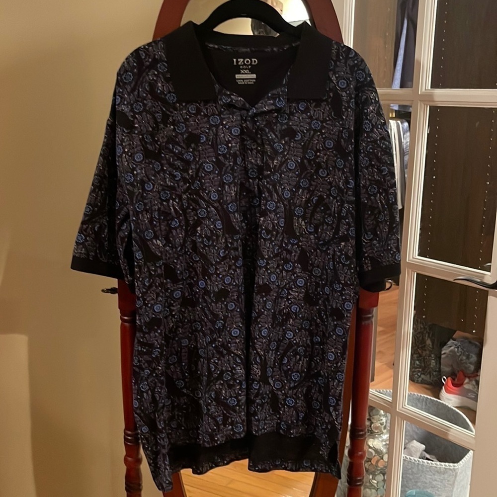 Rare patterned Izod Golf shirt​​​​​​​​
